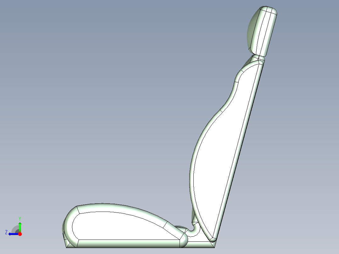 汽车座椅 (12)右视图