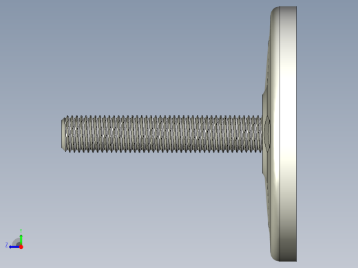 工程塑膠水平調整腳座31-3D多系列多零件图纸模型右视缩略图