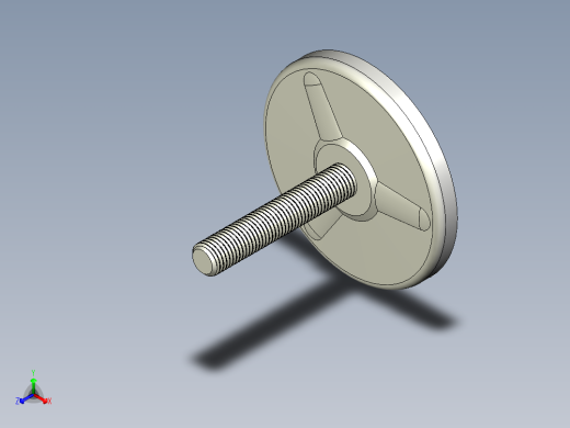 工程塑膠水平調整腳座31-3D多系列多零件图纸模型正等轴测缩略图