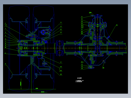 QC172-大迪轻型客货车1021SC车桥设计转向系前桥驱动桥[全套CAD和文档]