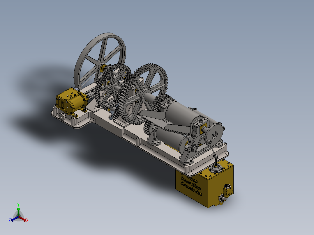榨汁机正等轴测图