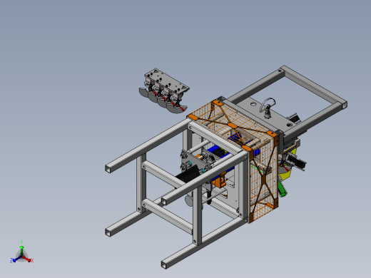 液压阀密封性测试机正等轴测缩略图