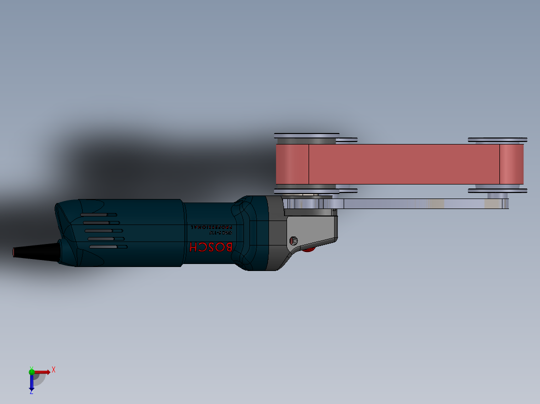 博世磨床俯视图