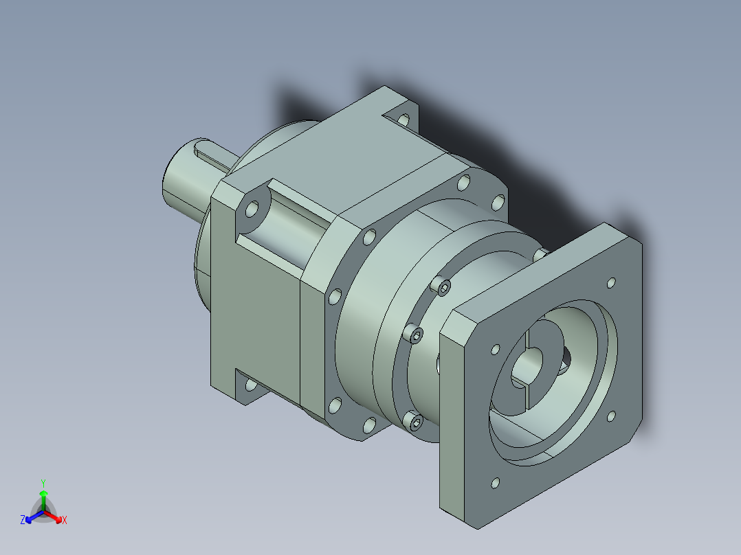 直齿PLX180-L2 32-130-165-M10.stp正等轴测图