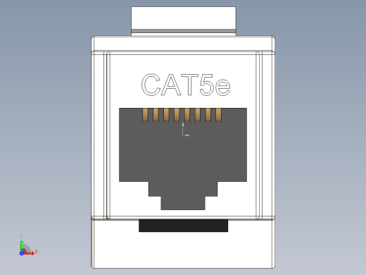 以太网连接器前视缩略图
