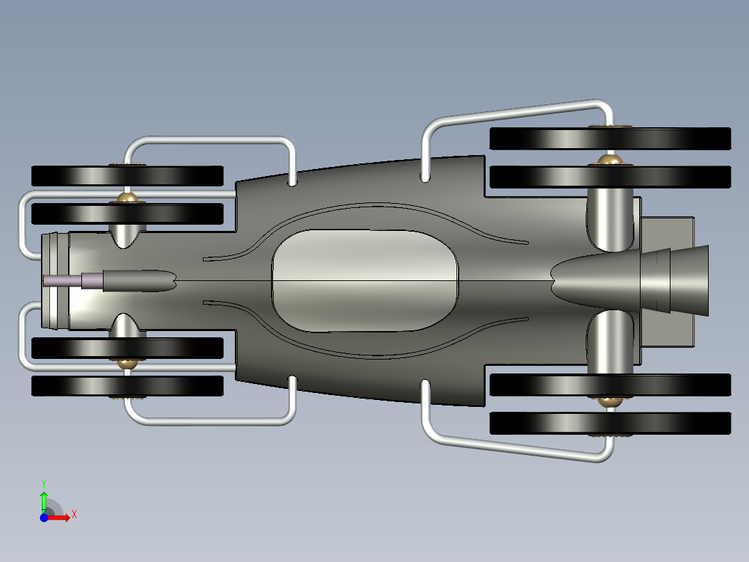 佐罗复古座驾前视图