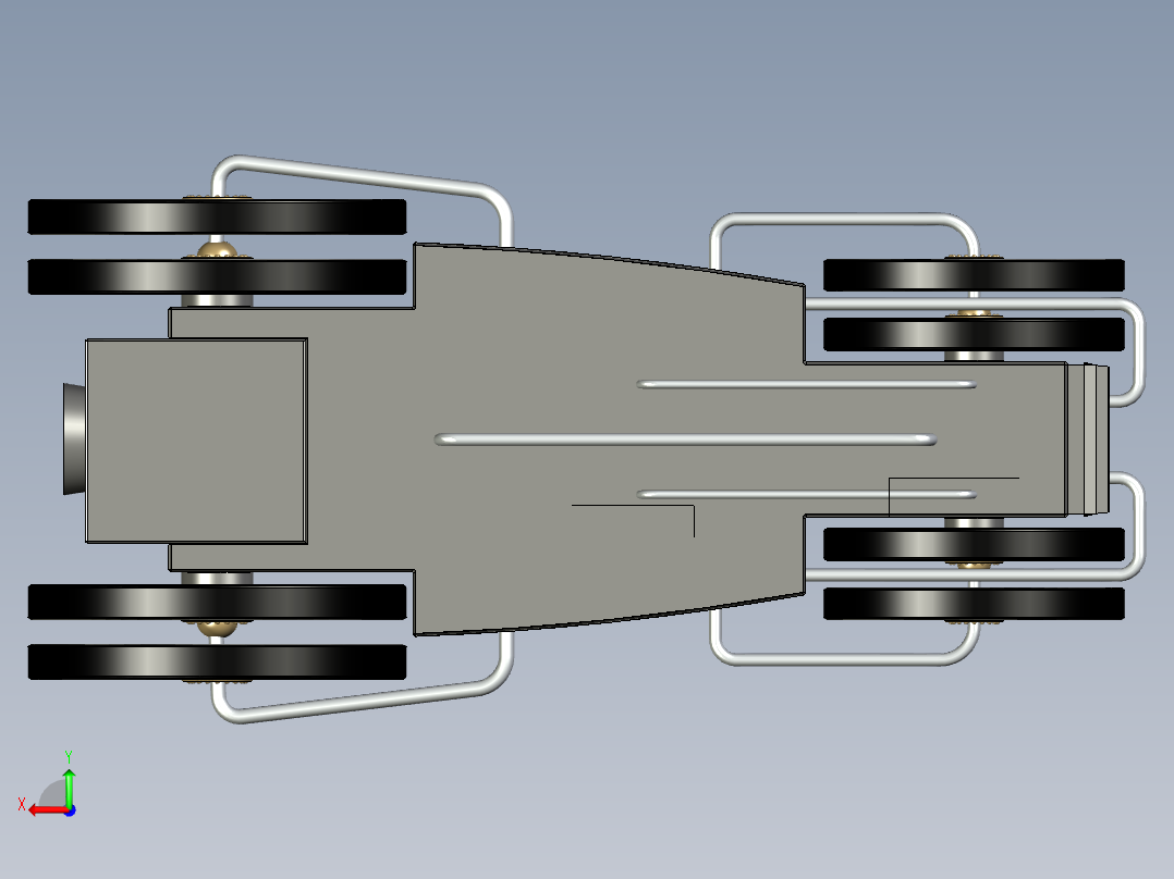 佐罗复古座驾后视图