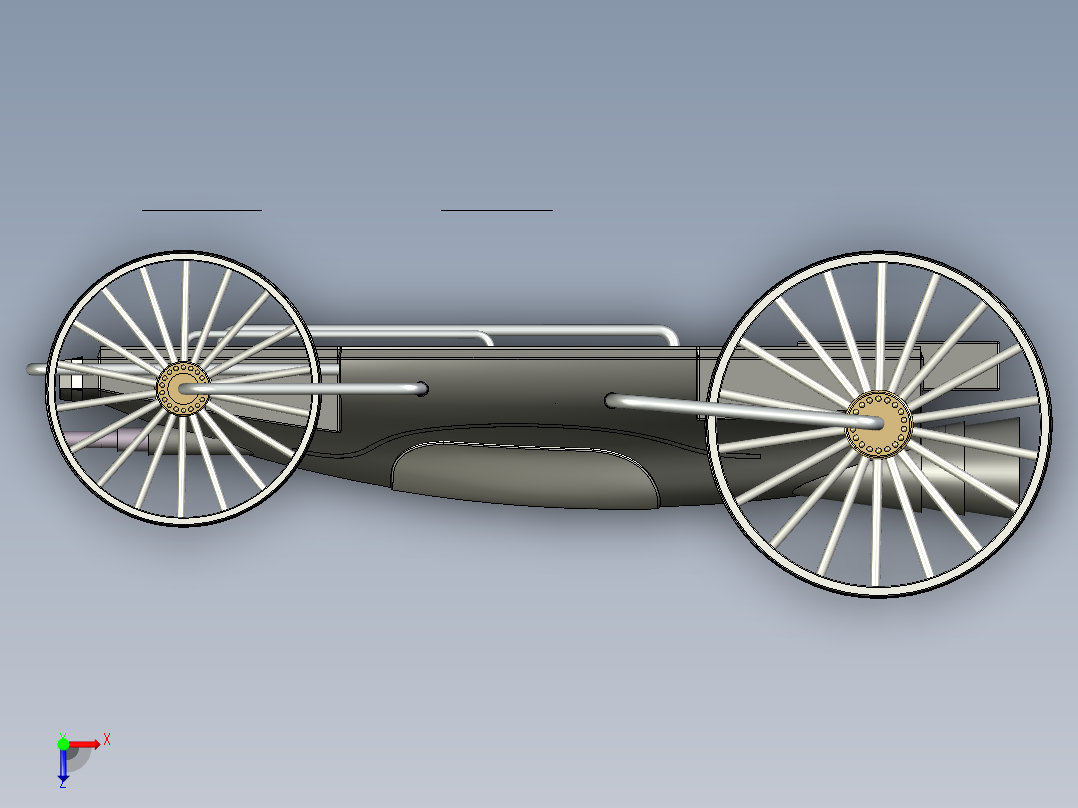 佐罗复古座驾俯视图