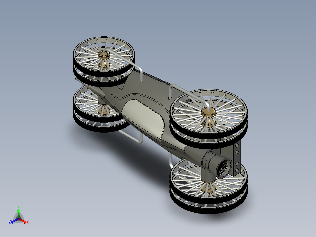 佐罗复古座驾正等轴测图