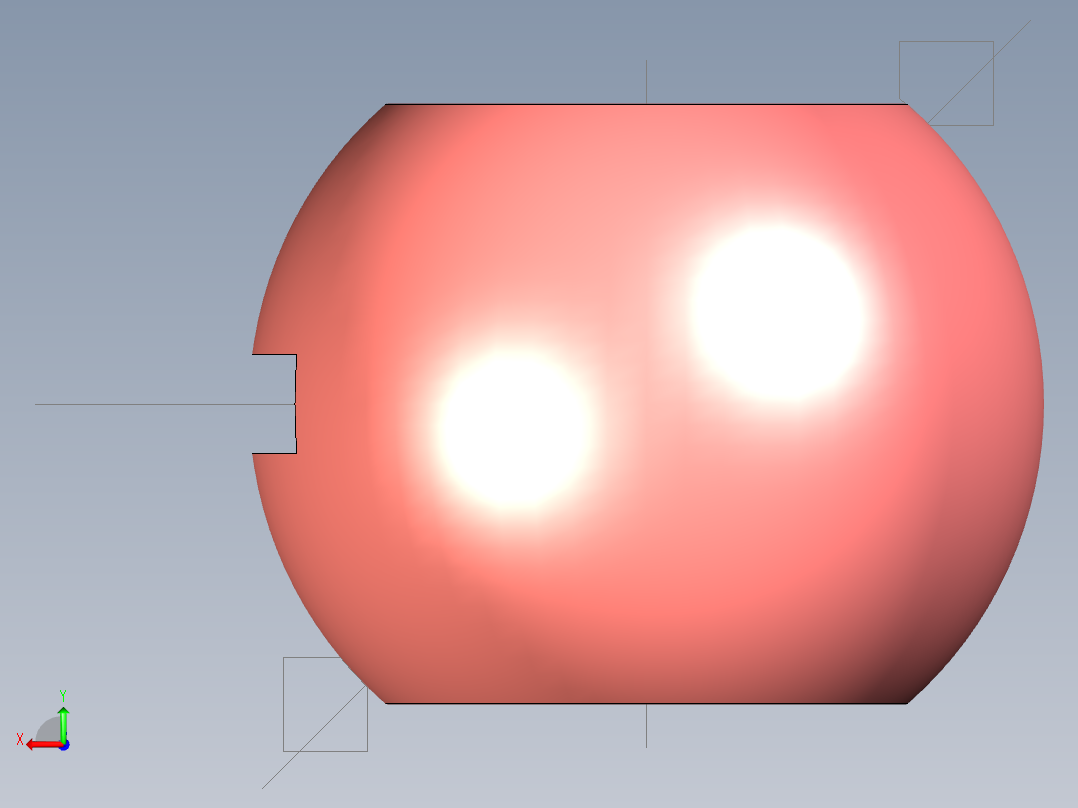 管道手动球阀-水管开关阀-手动阀门User Library-md52c150dn50_MD52DN50.BP后视图