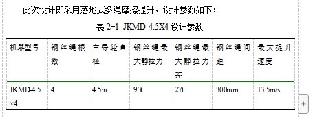 JKMD-4.5×4多绳摩擦式提升机设计含开题及3张CAD图