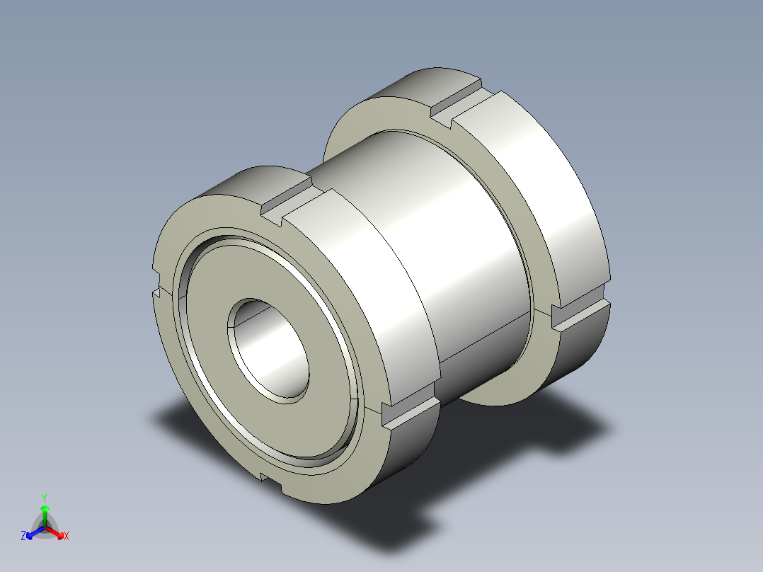 高度調整座(B)2512-3D多系列多零件图纸模型主视图
