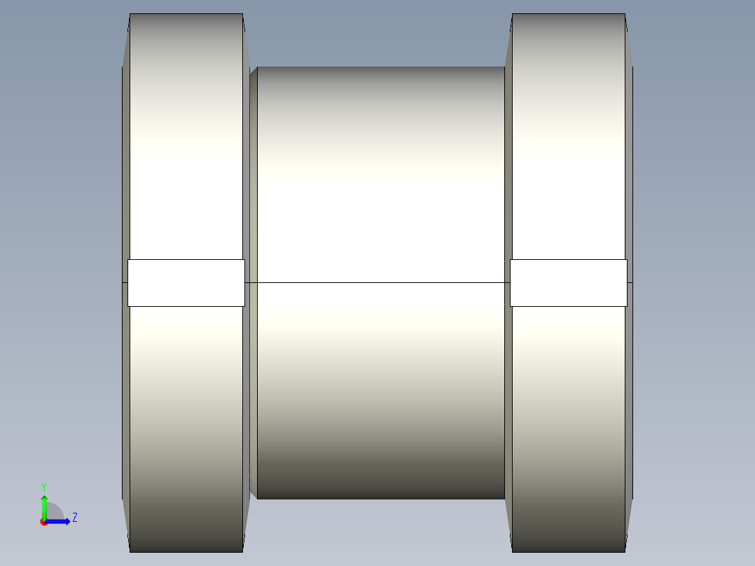 高度調整座(B)2512-3D多系列多零件图纸模型左视图
