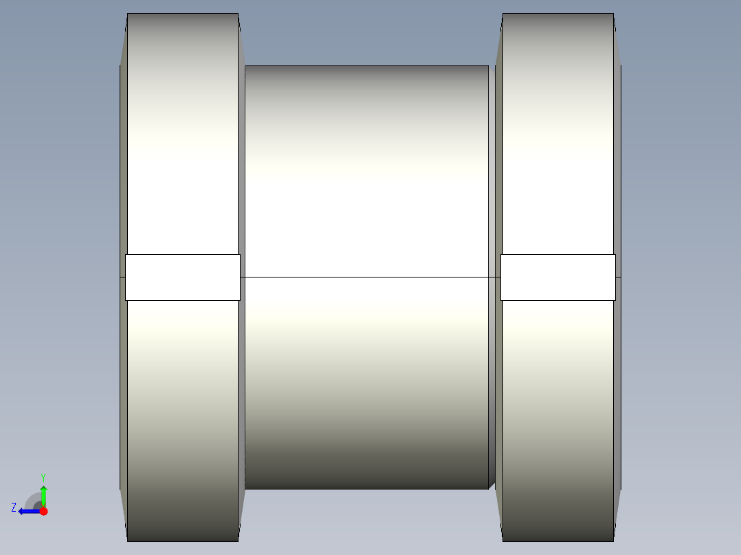 高度調整座(B)2512-3D多系列多零件图纸模型右视图