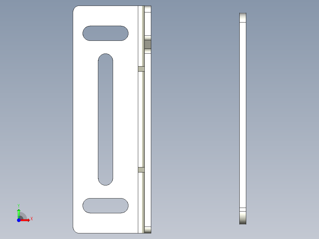 基恩士GV-B03_kc图纸模型前视图