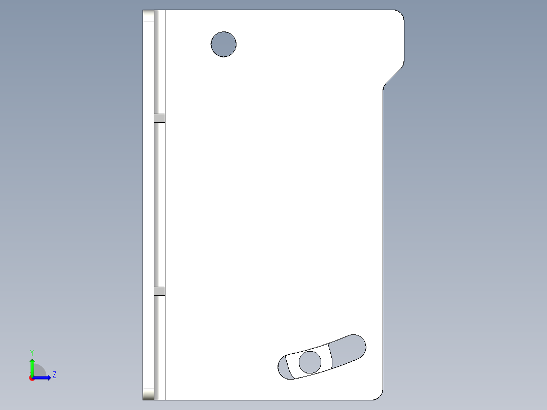 基恩士GV-B03_kc图纸模型左视图