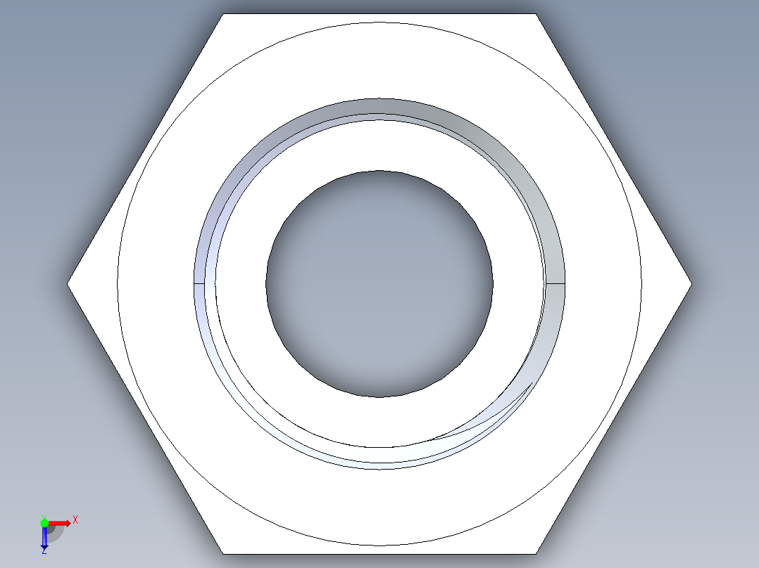 CPVC管件31-Sch80_PVC-Brass_SPIGxFPT_9878-005BR_0.05in俯视图