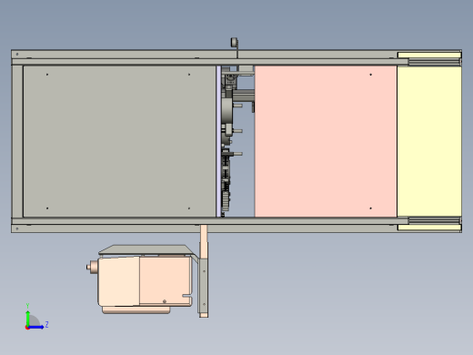 CD驱动印刷设备step左视缩略图