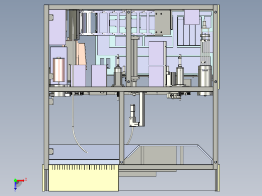 CD驱动印刷设备step俯视缩略图
