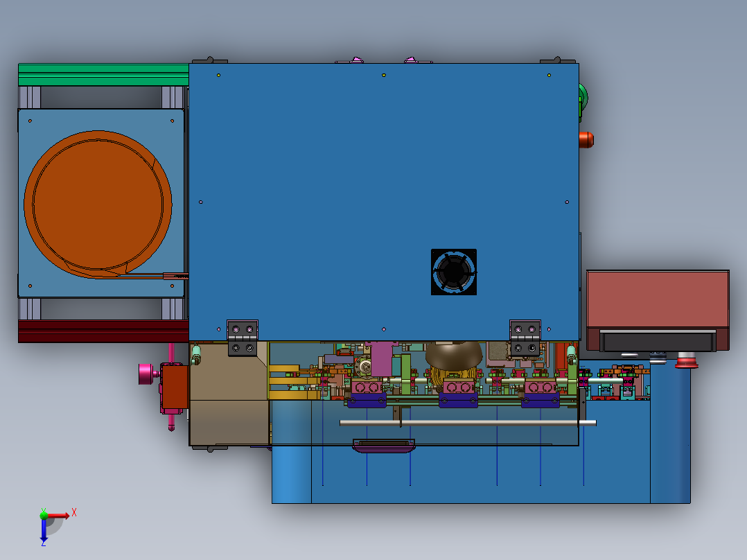 耳机线焊锡机sw18可编辑俯视图