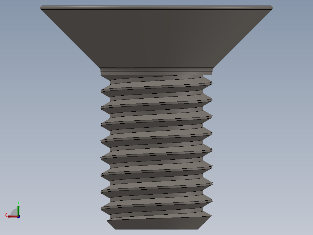 Screw_ISO_10642_M10x20_A2后视图