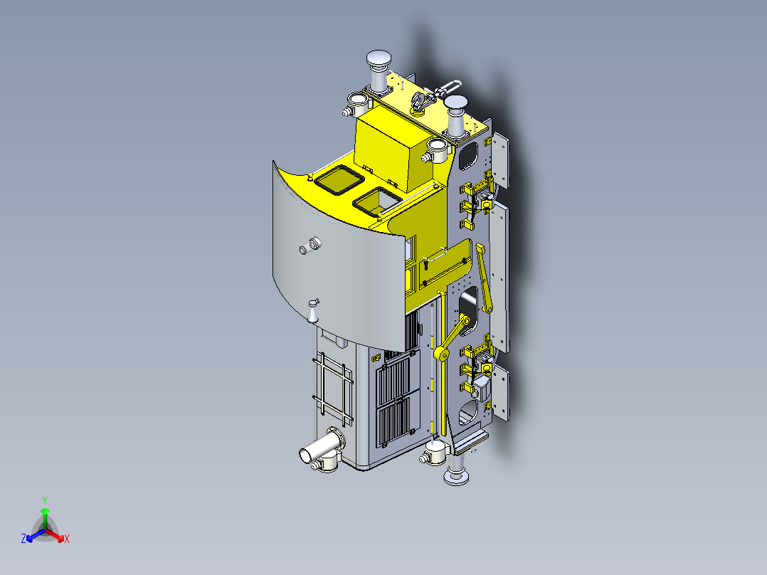 B3003585-荷兰铁路机车201系列正等轴测图