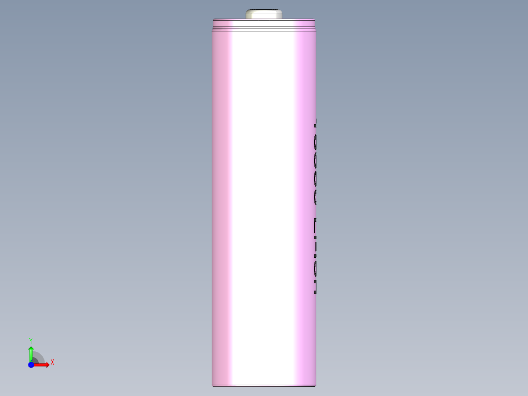 A0002655-18650 锂离子电池前视图