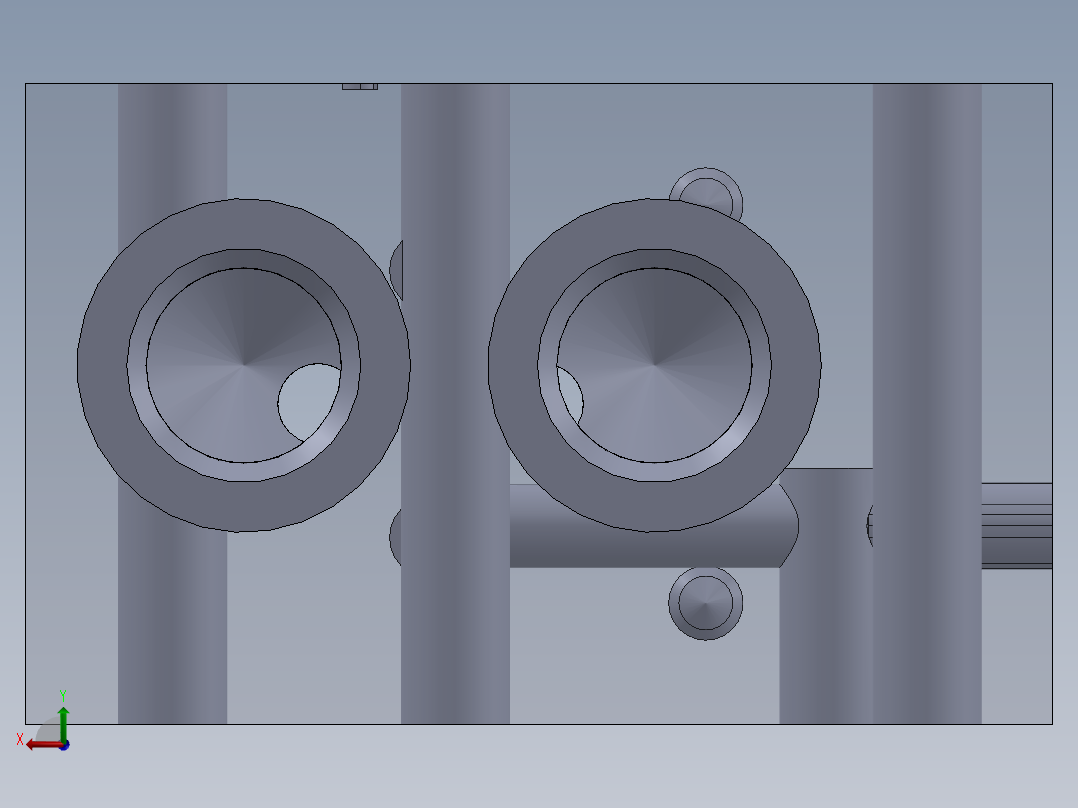 定制液压块 (1)后视图