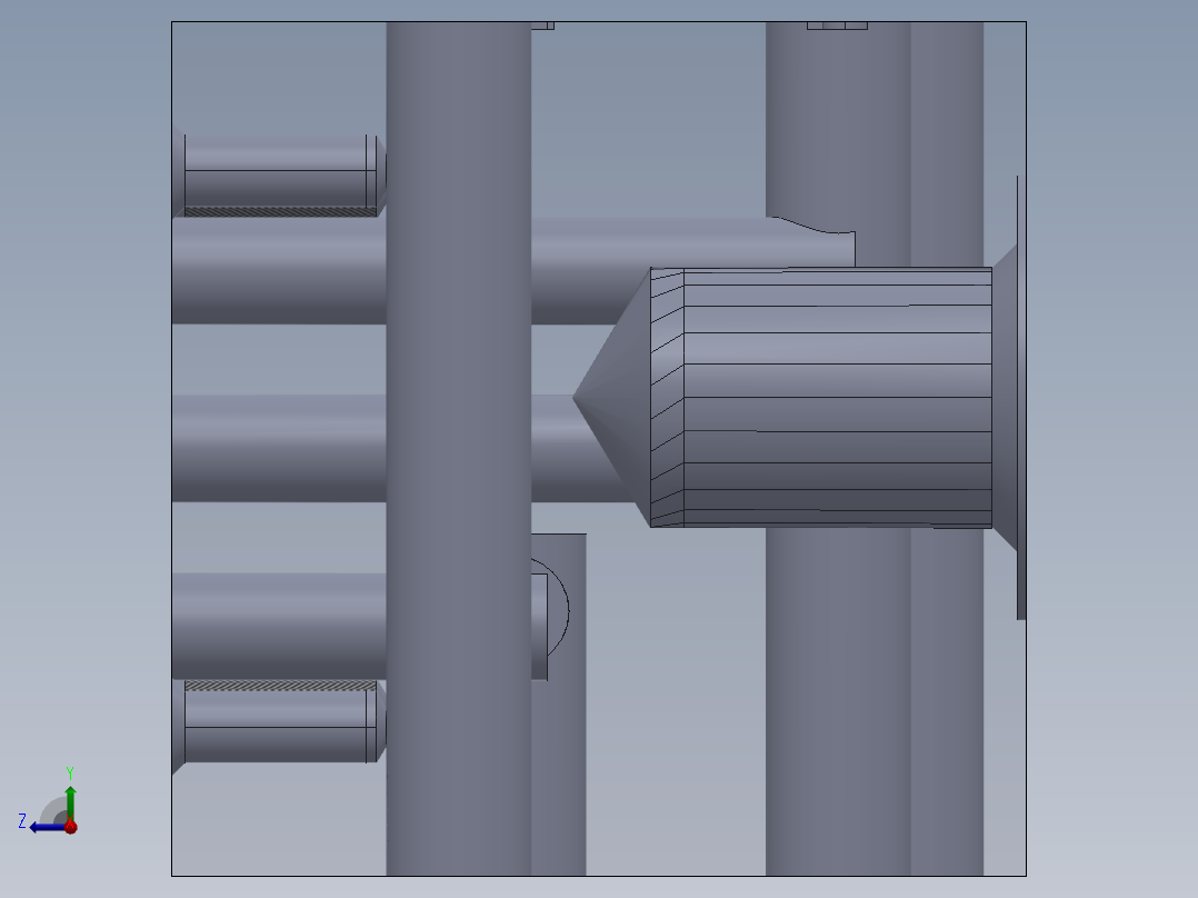 定制液压块 (1)右视图