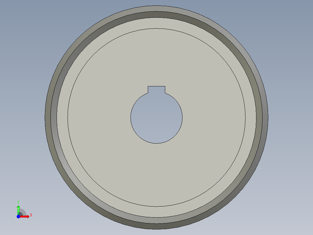 5M-15-30同步带轮前视图