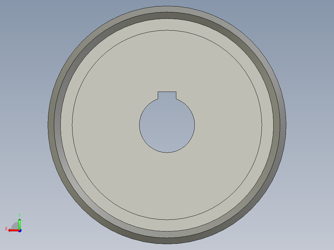 5M-15-30同步带轮后视图