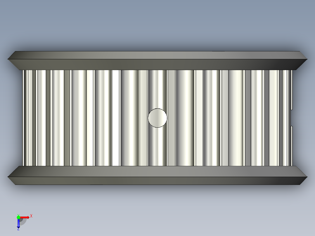 5M-15-30同步带轮俯视图