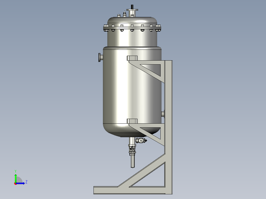 生物反应器左视图