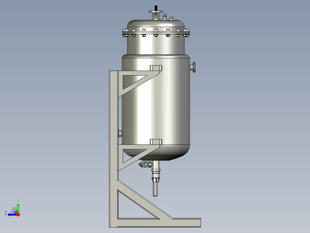 生物反应器右视图