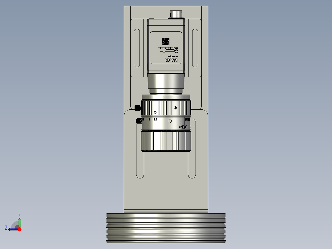 工业相机与的光源应用设计右视图