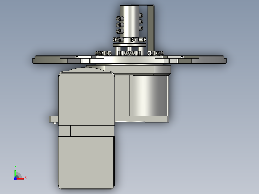 TW18A52V10-02-04转盘分割器组件前视图