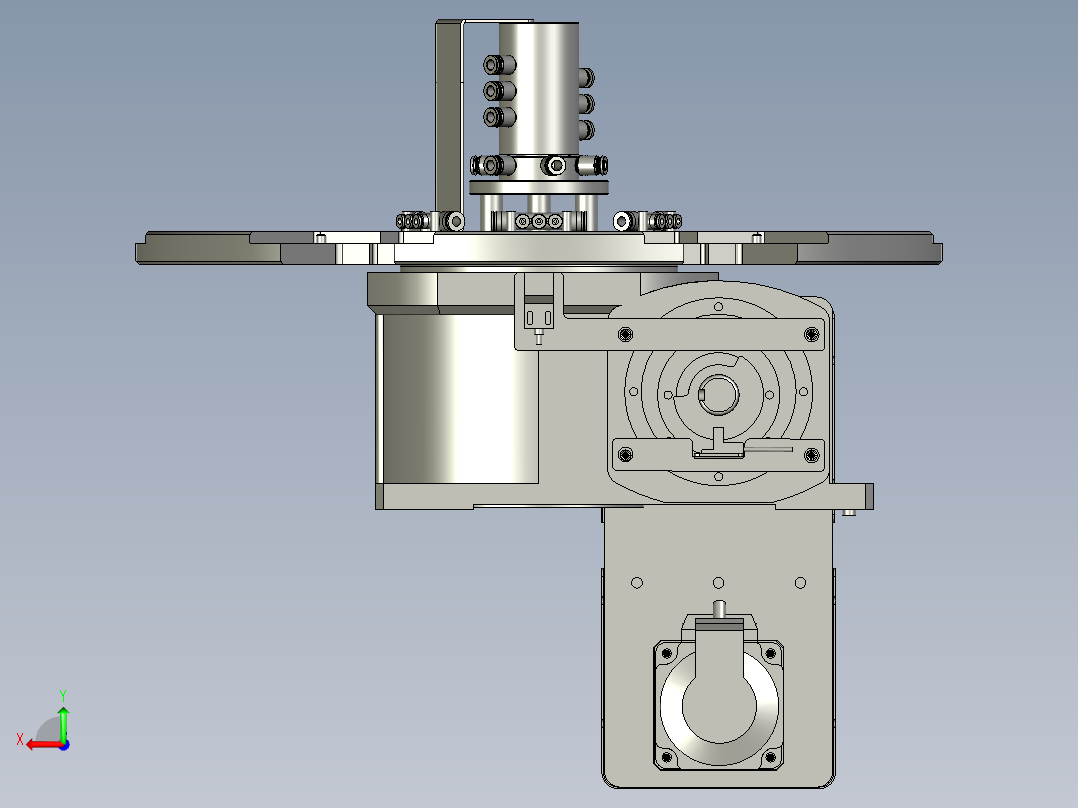 TW18A52V10-02-04转盘分割器组件后视图