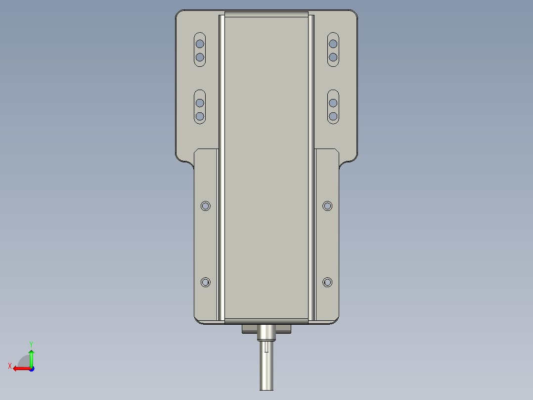 KK86-740KK86-带联轴器反折马达组后视图