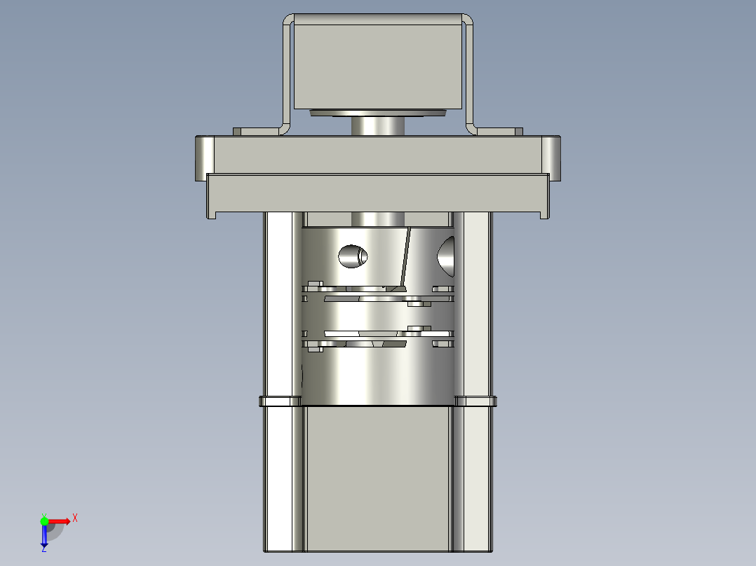 KK86-740KK86-带联轴器反折马达组俯视图