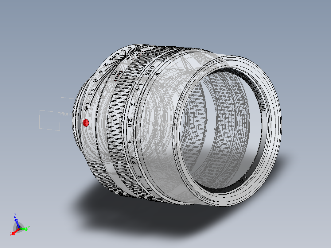 莱卡镜头主视图