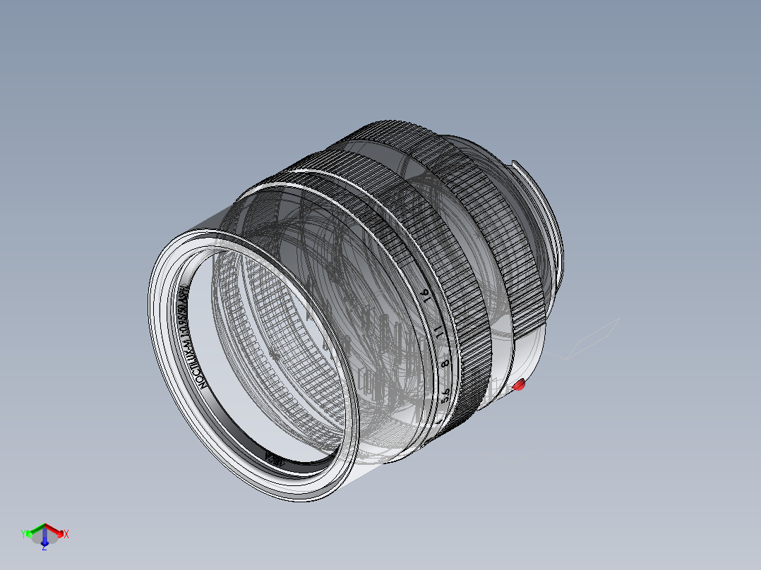莱卡镜头正等轴测图