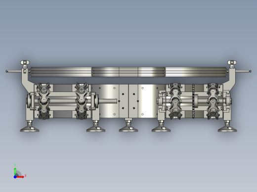 转弯输送线齿形链板环形线前视缩略图