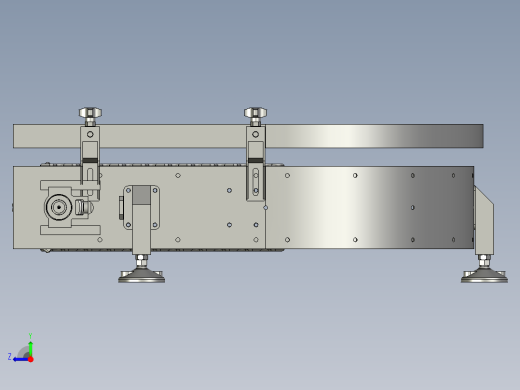 转弯输送线齿形链板环形线右视缩略图