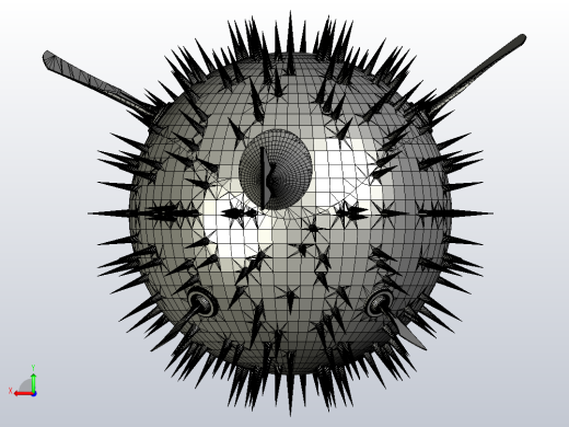 海洋生物鱼类Mister Puffy后视缩略图
