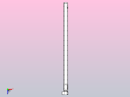 机器人皮带驱动直线轴TPA-GCB-80-P60-L1600-LP-M20-N3俯视缩略图