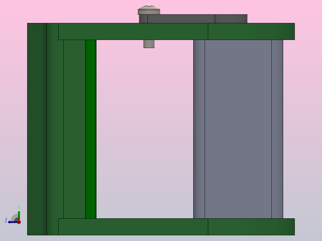 钳形机器人SG90（夹持器）右视图