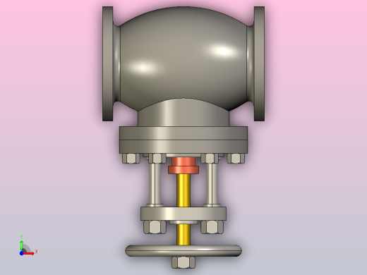 蒸汽控制器阀门前视缩略图