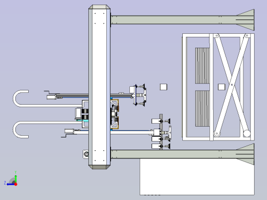机械手托盘码垛机模型右视缩略图