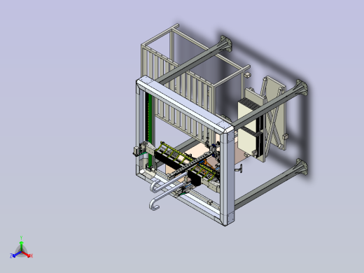 机械手托盘码垛机模型正等轴测缩略图