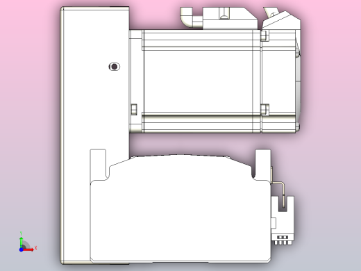 皮带直线轴半封闭可选导轨TPA-HNB-105D-90-L1150-RU-C-P20-N3前视缩略图